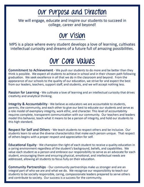 Mission and Values 